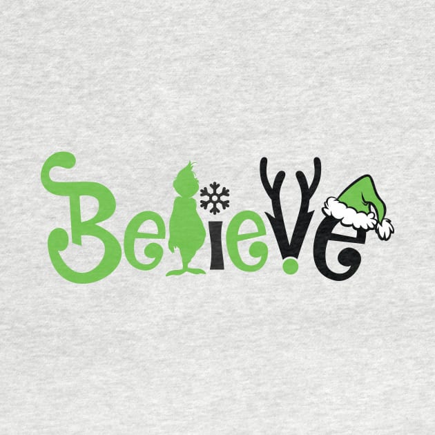 Believe Grinnch Funny Christmas Gifts by teespringplus